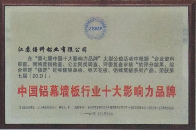 行业十大影响力品牌